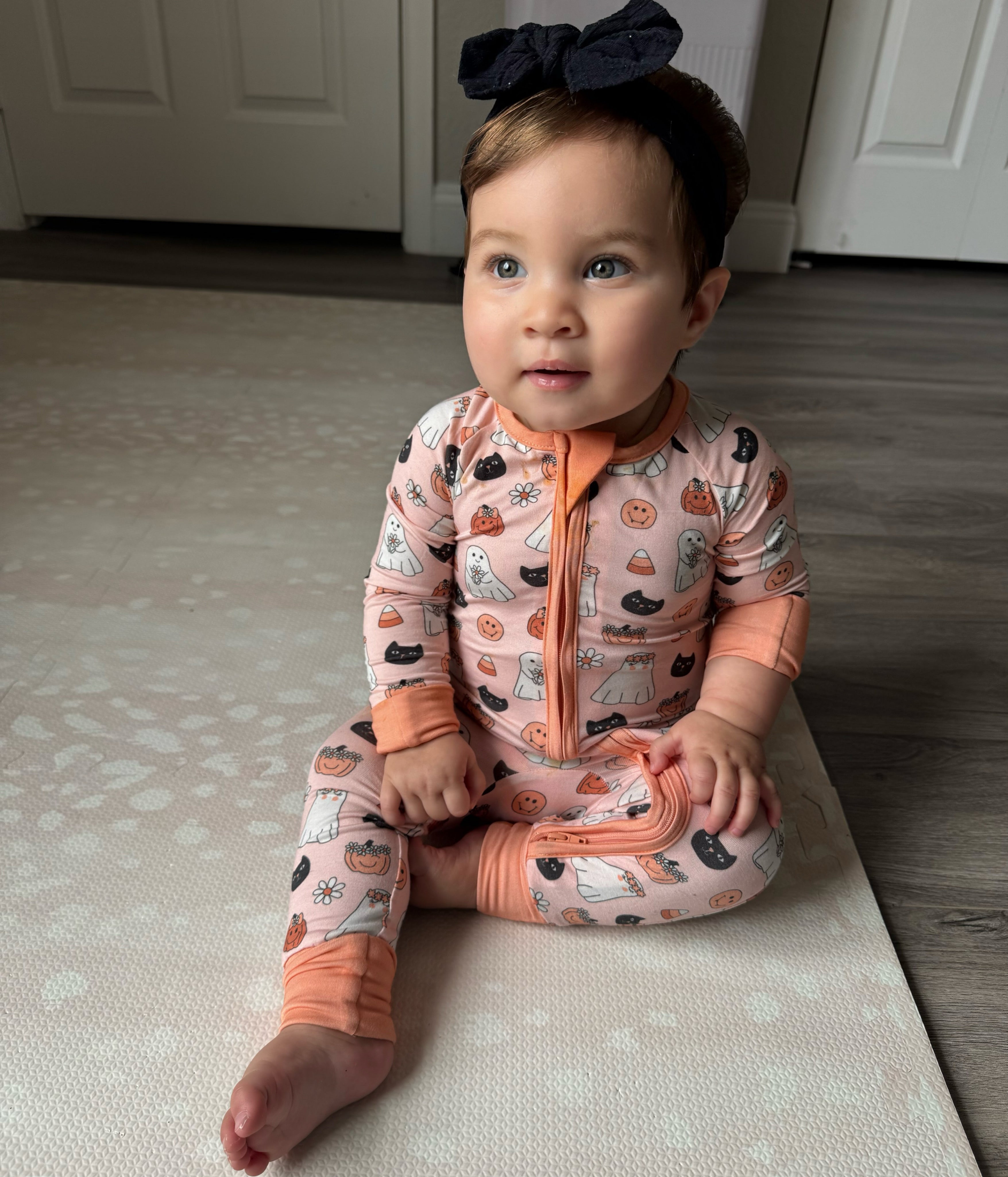 Blossom & Boo (Convertible Zip Footies) - Aaria Tees Aaria Tees