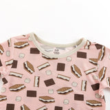 S'more to Love (Short PJ Set) - Pink - Aaria Tees Aaria Tees