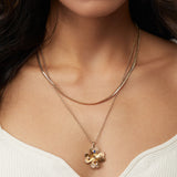 Lucky Four Leaf Clover Adjustable Necklace - Aaria Tees Aaria Tees