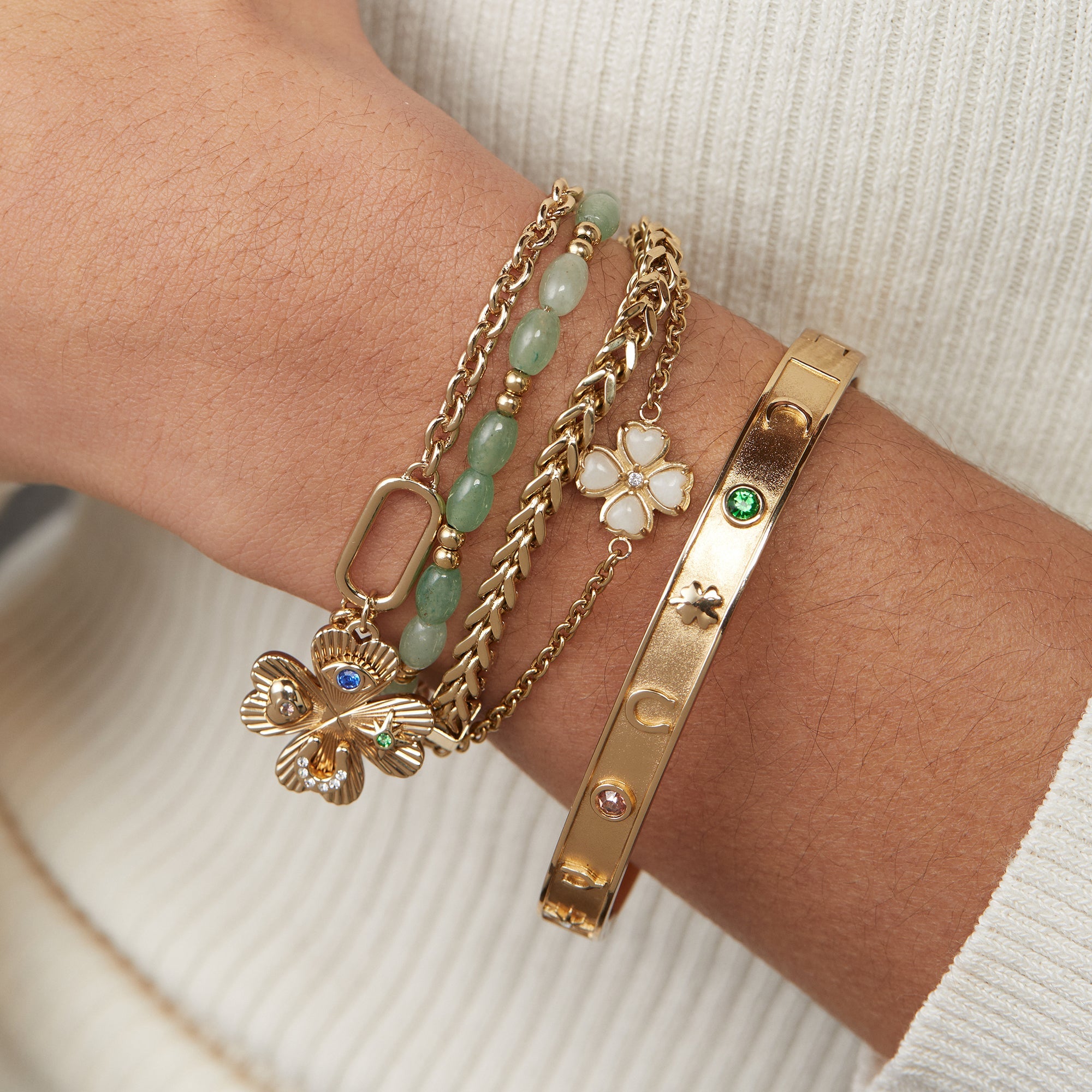 Lucky Hinge Bangle - Aaria Tees Aaria Tees