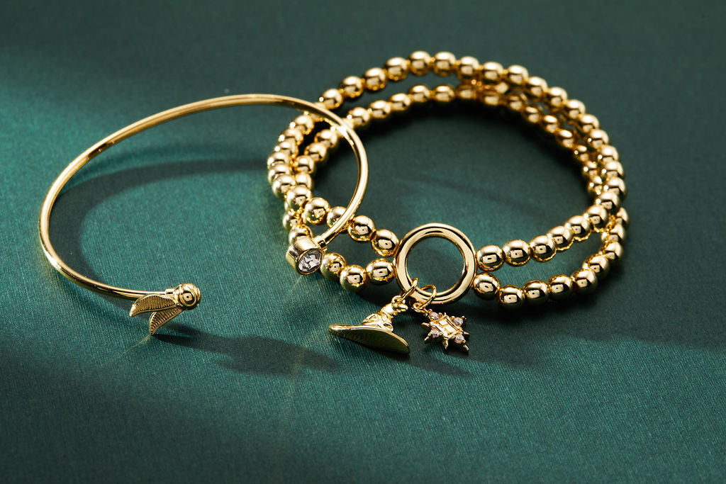 Harry Potter™ Golden Snitch + Crystal Flex Cuff - Aaria Tees Aaria Tees
