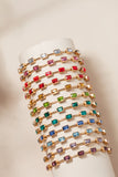 July Birthstone Emerald Cut Bangle - Aaria Tees Aaria Tees