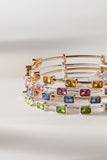 September Birthstone Emerald Cut Bangle - Aaria Tees Aaria Tees
