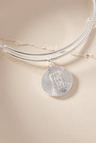 Initial E Pave Starburst Texture Bangle - Aaria Tees Aaria Tees