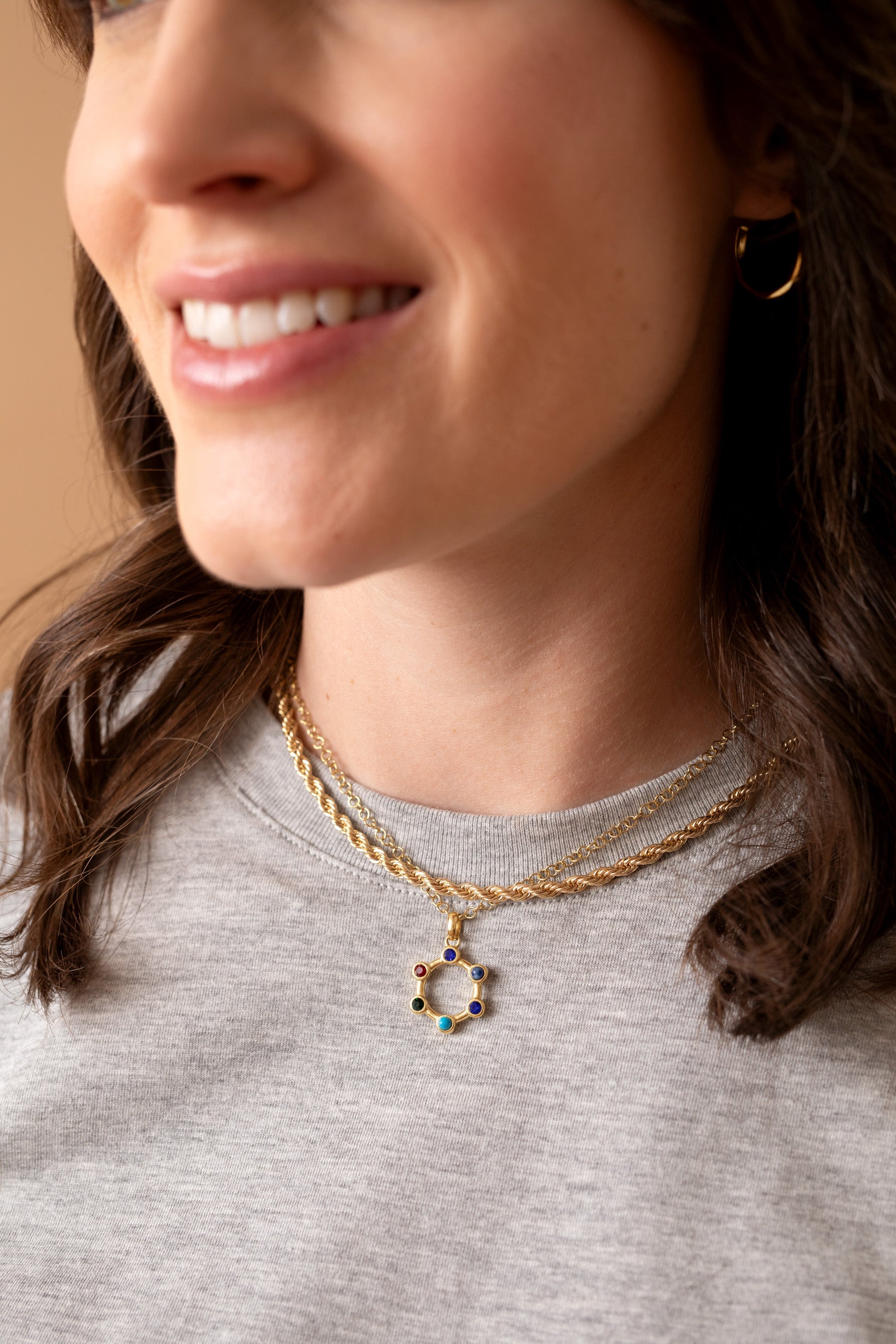 Sister Hidden Message Acrostic Necklace - Aaria Tees Aaria Tees