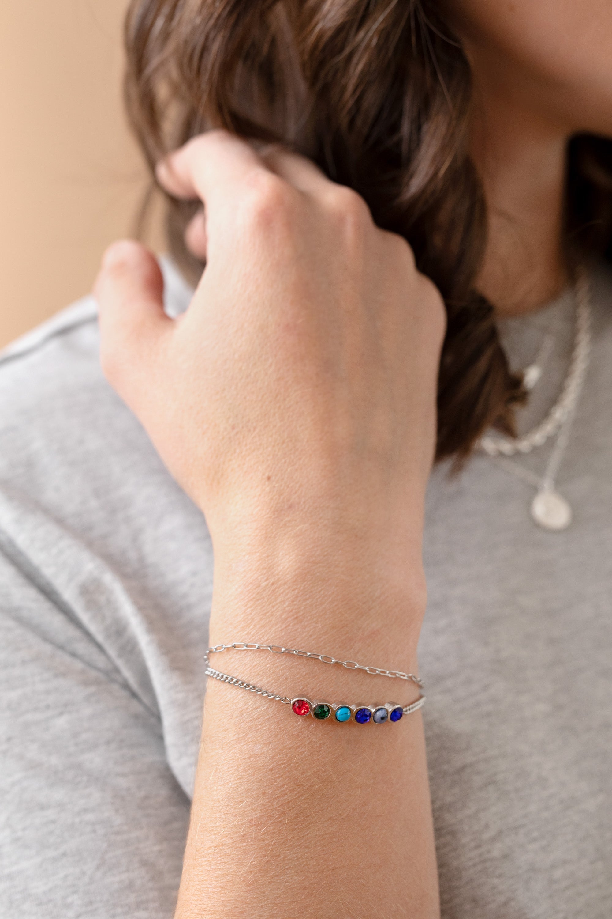 Sister Hidden Message Acrostic Bolo Bracelet - Aaria Tees Aaria Tees