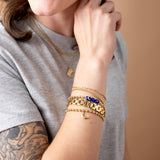 Starry Night Barrel Closure Bracelet - Aaria Tees Aaria Tees