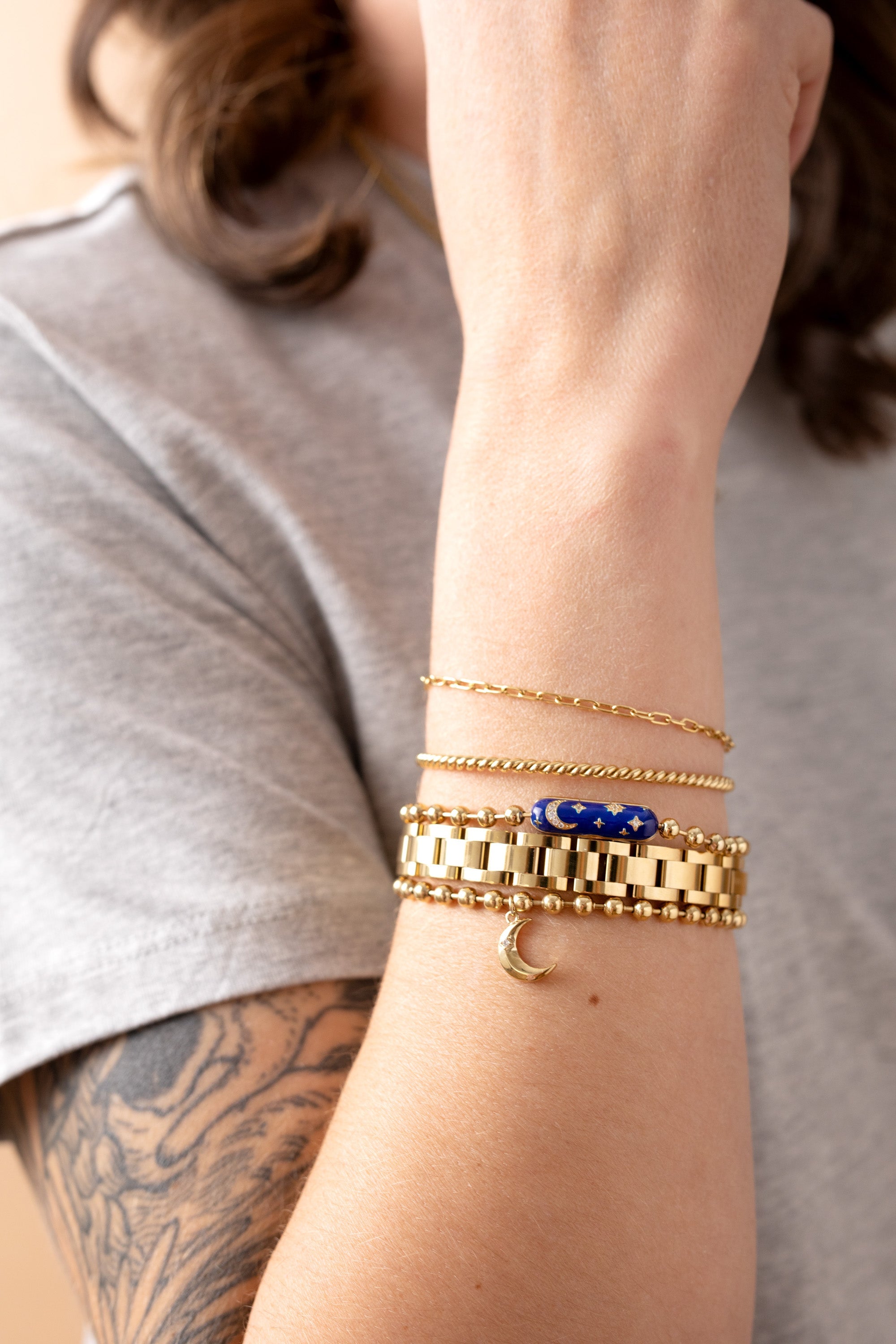 Chunky Watch Strap Bracelet - Aaria Tees Aaria Tees