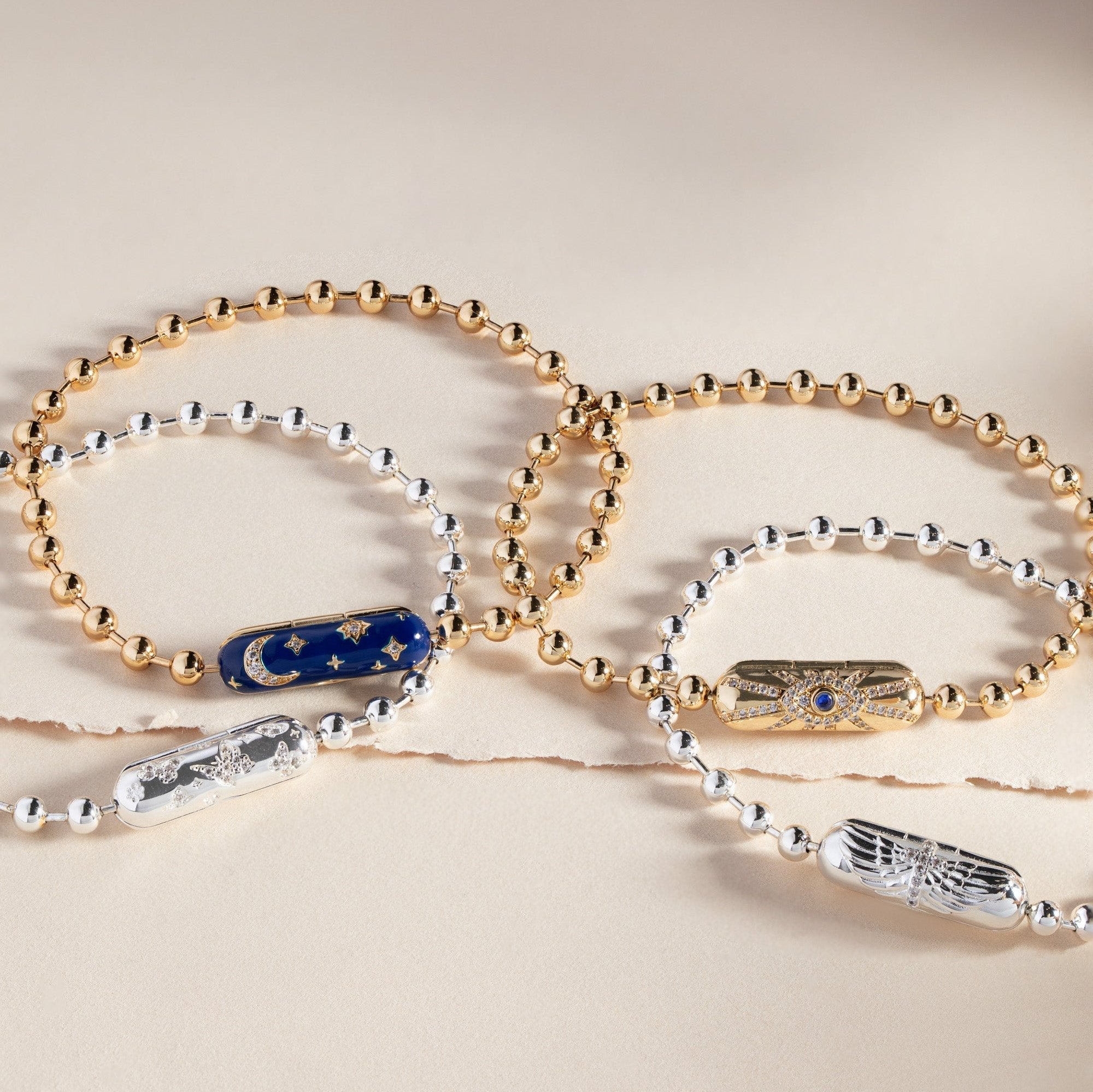 Evil Eye Barrel Closure Bracelet - Aaria Tees Aaria Tees
