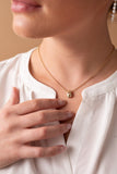 Pearl and Crystal Pendant Necklace - Aaria Tees Aaria Tees