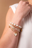 Daughter Mother of Pearl Bangle - Aaria Tees Aaria Tees