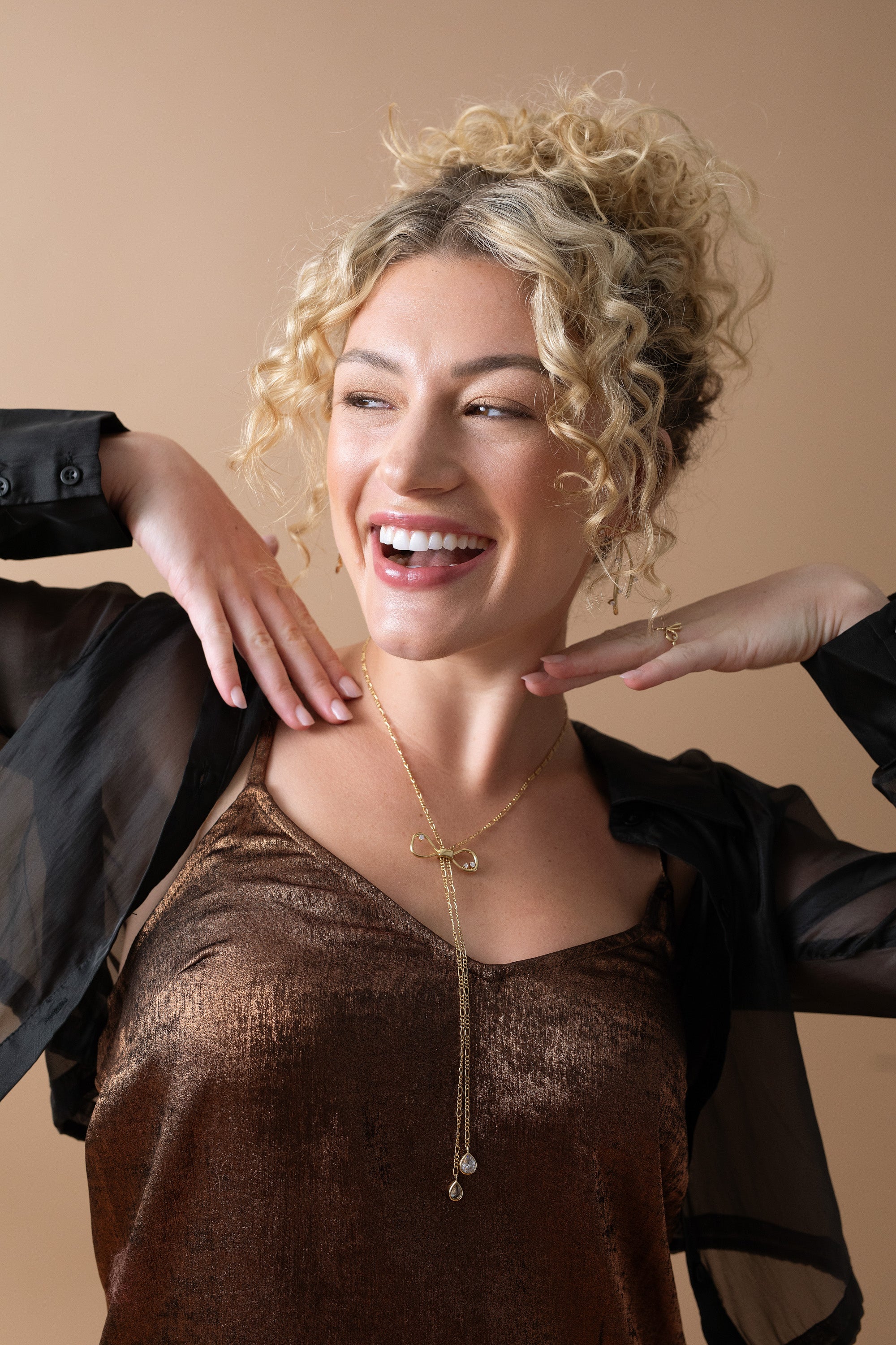 Coquette Bow Necklace - Aaria Tees Aaria Tees