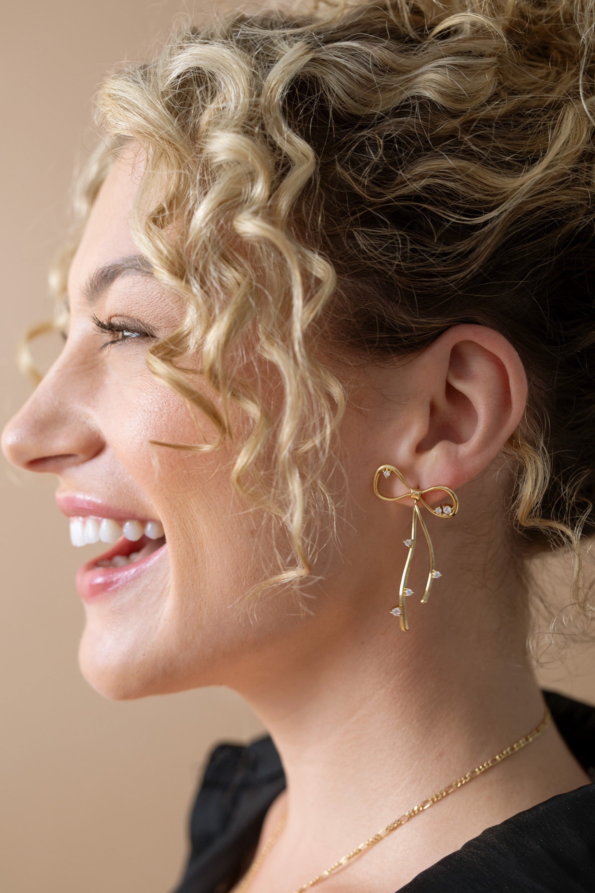Coquette Bow Earrings - Aaria Tees Aaria Tees