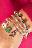 May Birthstone Emerald Cut Bangle - Aaria Tees Aaria Tees