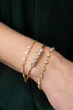 Crystal Pebble Chain Bracelet - Aaria Tees Aaria Tees
