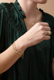 Crystal Pebble Chain Bracelet - Aaria Tees Aaria Tees