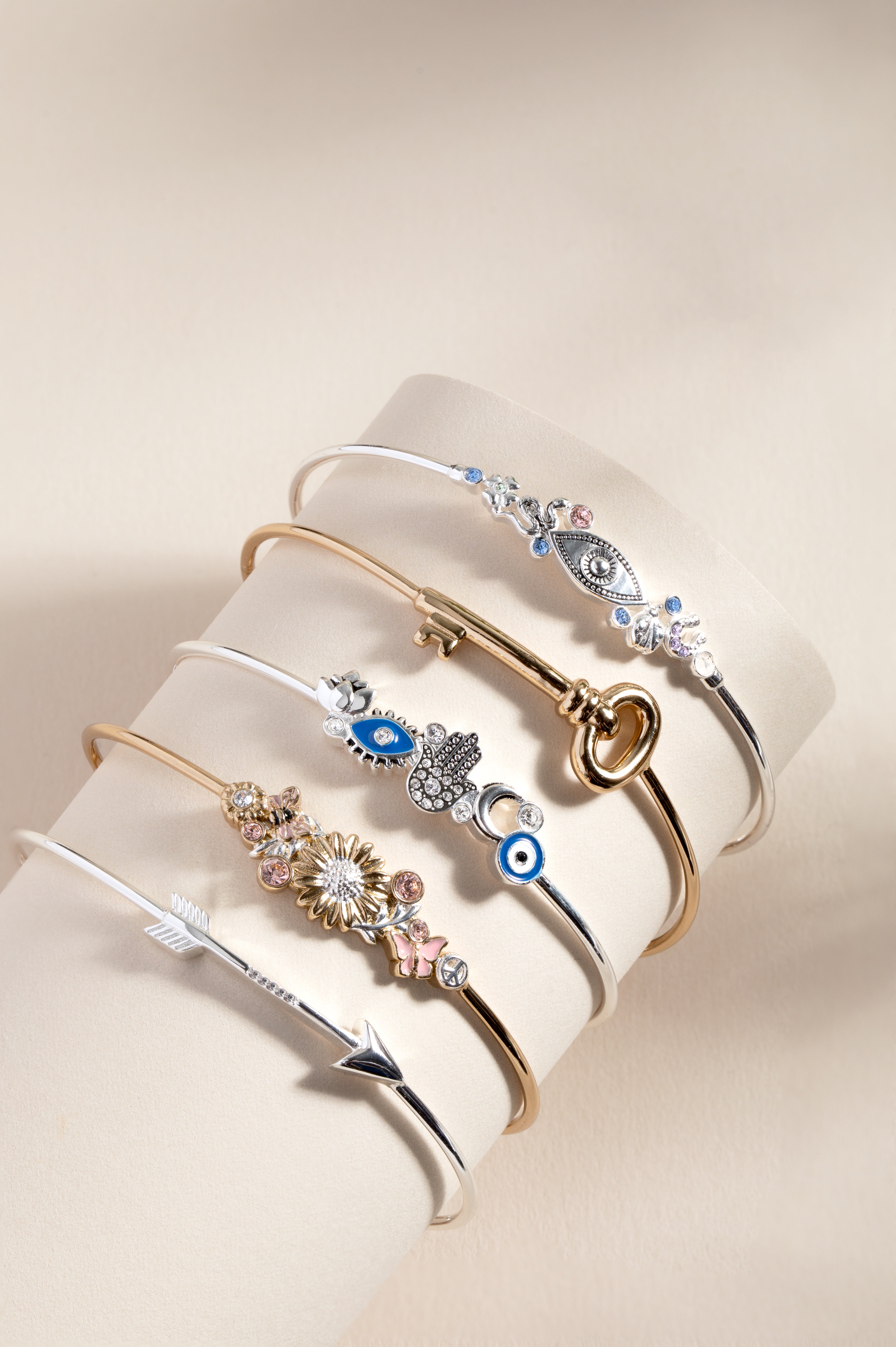 Floral Inline Bangle - Aaria Tees Aaria Tees