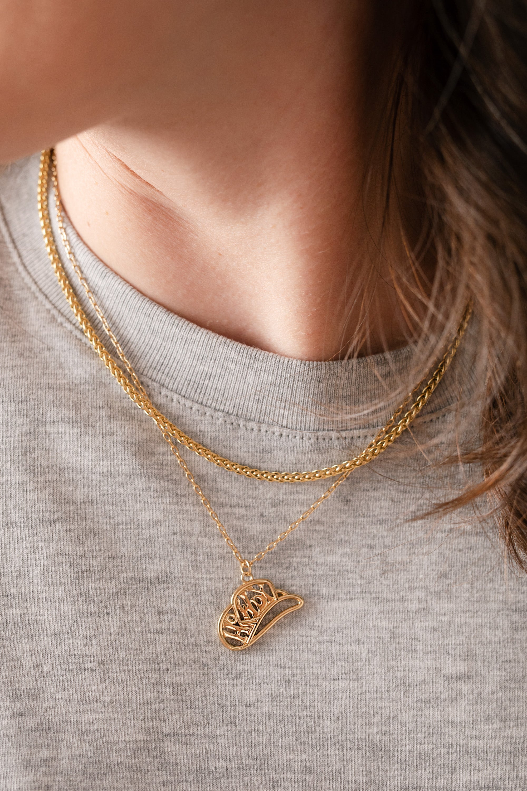 Wheat Chain Charm & Layering Necklace - Aaria Tees Aaria Tees