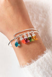 Christmas Light Bulb Charm Bangle - Aaria Tees Aaria Tees