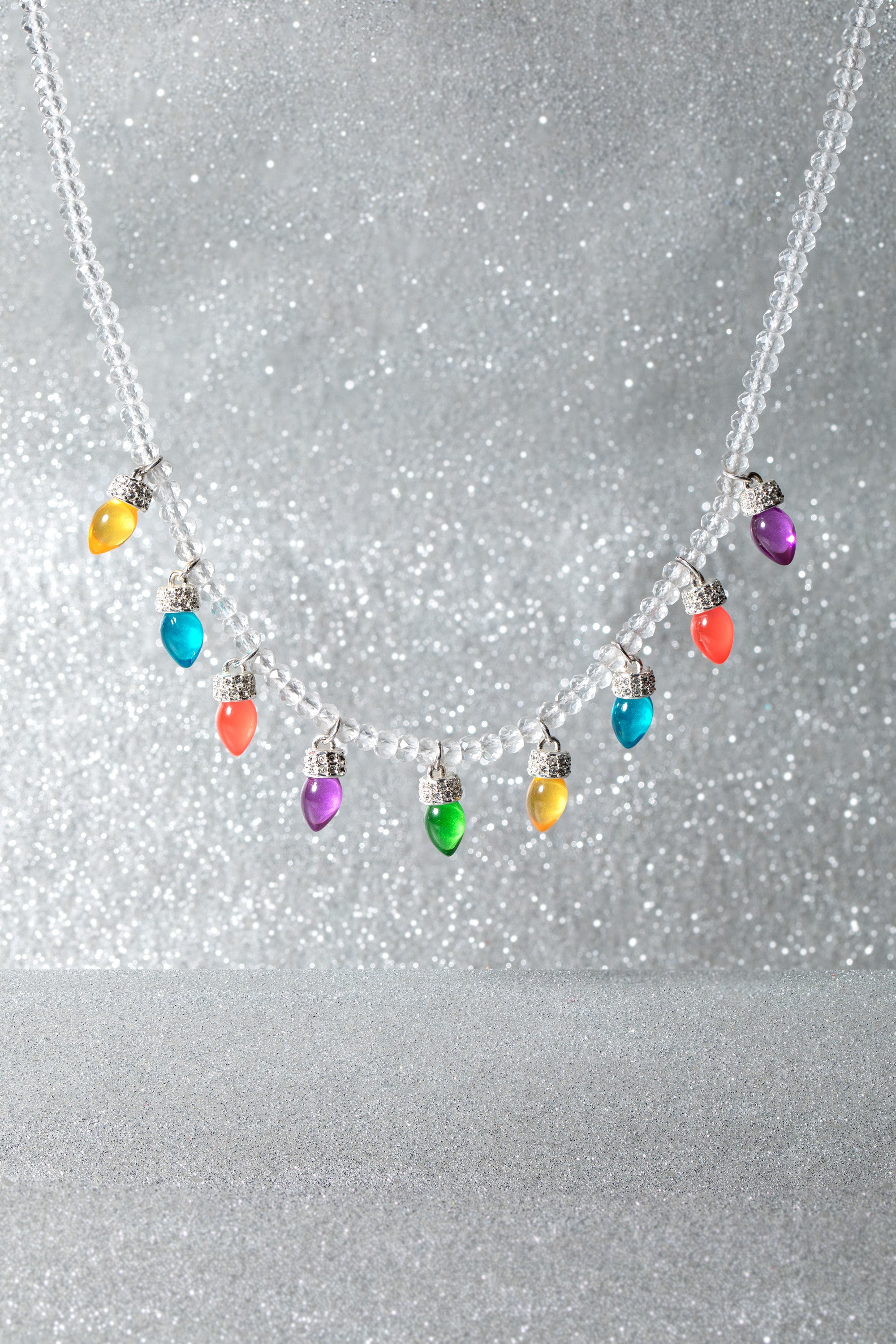 Christmas Light Bulb Necklace - Aaria Tees Aaria Tees