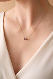 February Birthstone Precious Pendant Necklace - Aaria Tees Aaria Tees