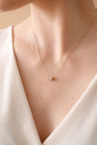 April Birthstone Precious Pendant Necklace - Aaria Tees Aaria Tees