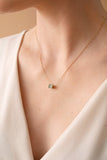March Birthstone Precious Pendant Necklace - Aaria Tees Aaria Tees