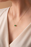 May Birthstone Precious Pendant Necklace - Aaria Tees Aaria Tees
