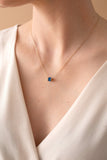 September Birthstone Precious Pendant Necklace - Aaria Tees Aaria Tees