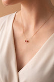 October Birthstone Precious Pendant Necklace - Aaria Tees Aaria Tees