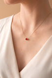 July Birthstone Precious Pendant Necklace - Aaria Tees Aaria Tees
