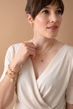 Initial L Precious Elongated Necklace - Aaria Tees Aaria Tees