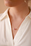 October Birthstone Precious Pendant Necklace - Aaria Tees Aaria Tees