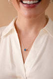 September Birthstone Precious Pendant Necklace - Aaria Tees Aaria Tees