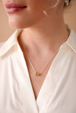 August Birthstone Precious Pendant Necklace - Aaria Tees Aaria Tees
