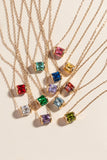 August Birthstone Precious Pendant Necklace - Aaria Tees Aaria Tees