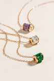 February Birthstone Precious Pendant Necklace - Aaria Tees Aaria Tees