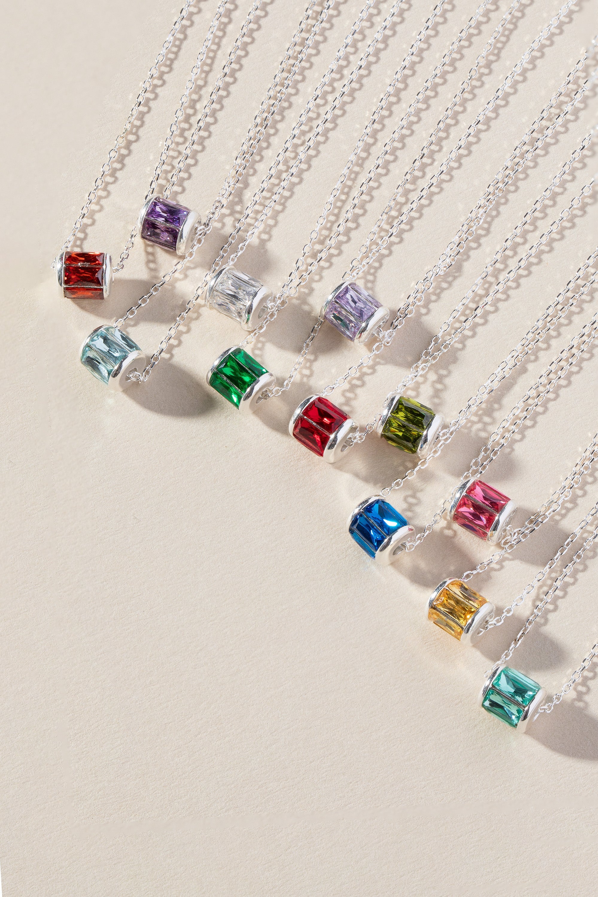 March Birthstone Precious Pendant Necklace - Aaria Tees Aaria Tees