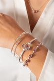 June Birthstone Emerald Cut Bangle - Aaria Tees Aaria Tees