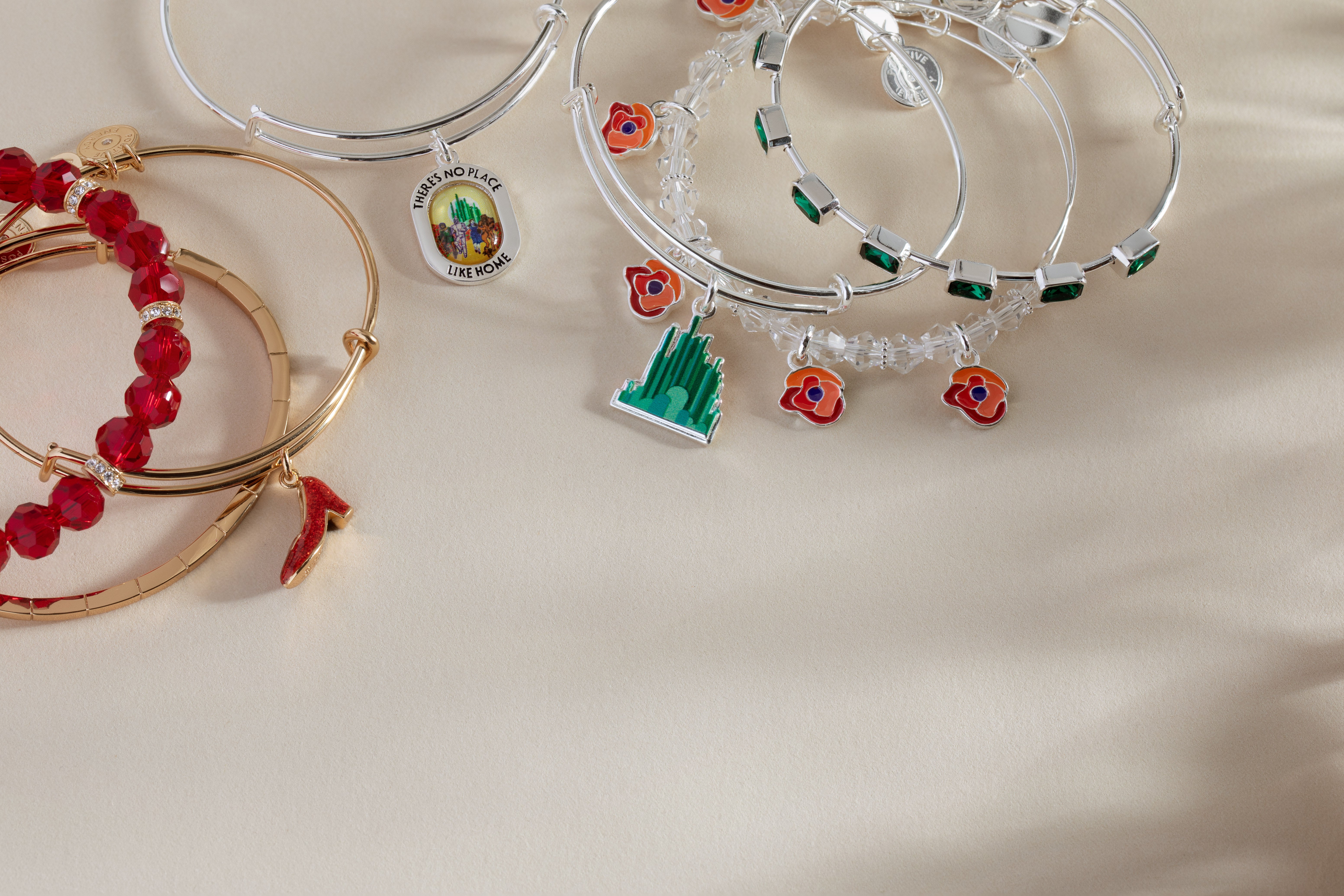 The Wizard of Oz™ Emerald City Bangles Set of 3 - Aaria Tees Aaria Tees