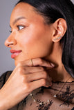 Triple Stone Crystal Inline Necklace - Aaria Tees Aaria Tees