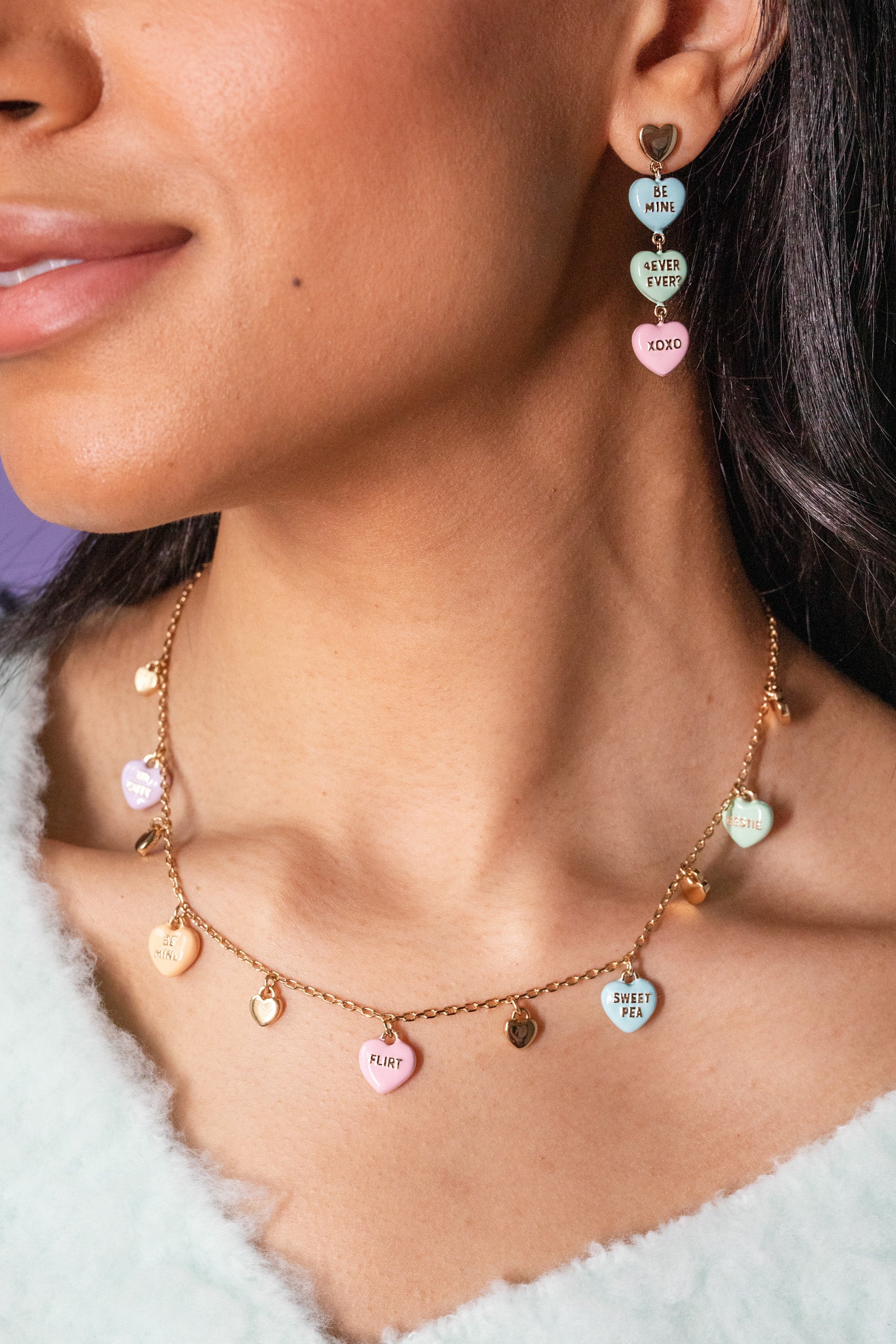 Sweethearts® Statement Drop Earrings - Aaria Tees Aaria Tees