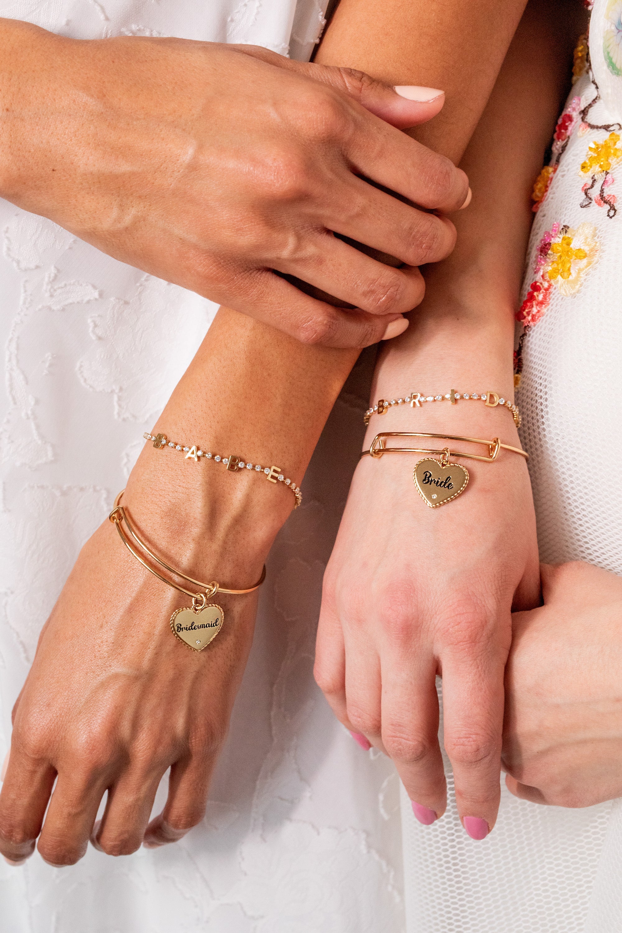 "Bride" Crystal Tennis Bracelet - Aaria Tees Aaria Tees