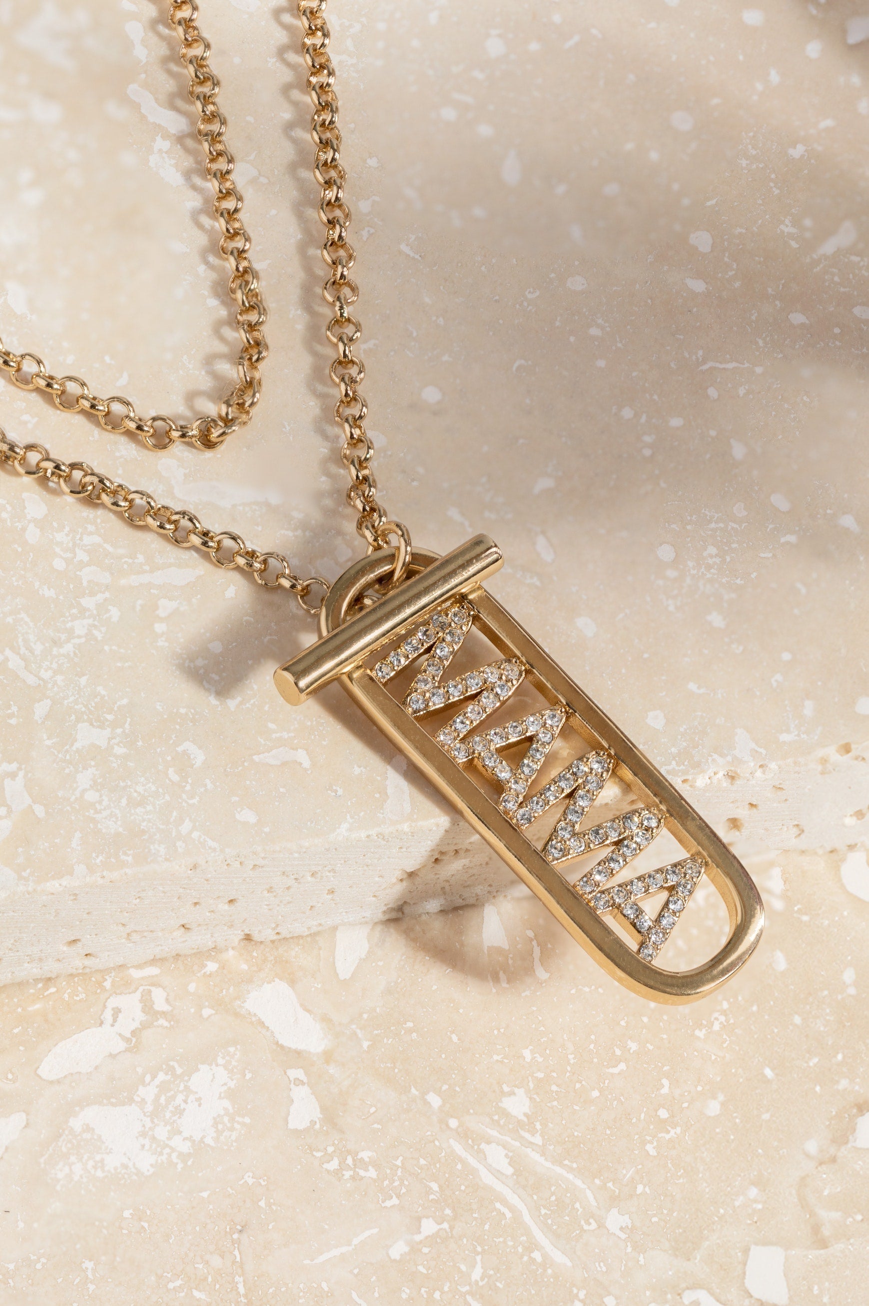 Mama Toggle Pendant Necklace - Aaria Tees Aaria Tees