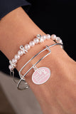 'HOPE' Breast Cancer Awareness Charm Bangle Set of 2 - Aaria Tees Aaria Tees