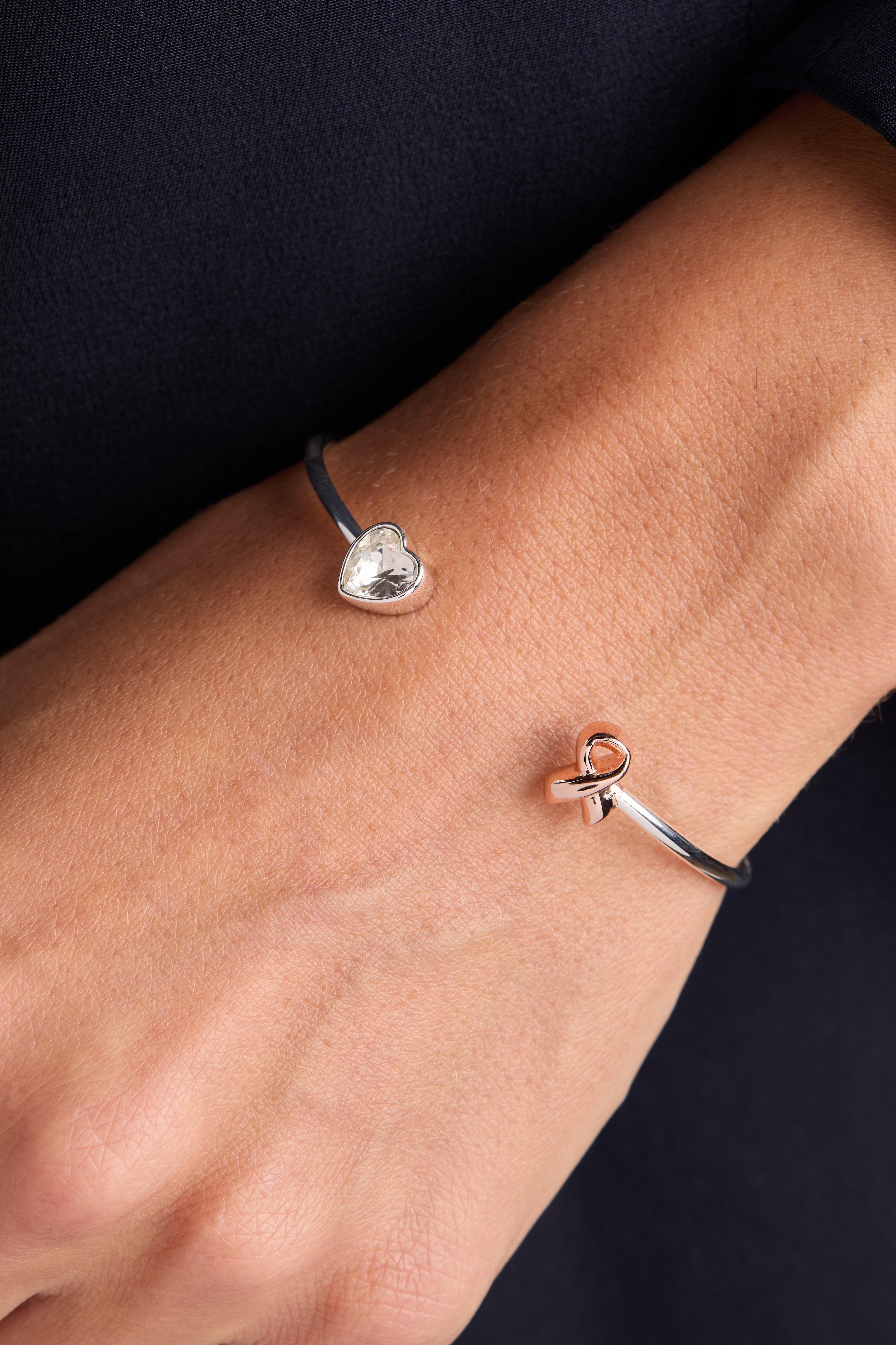 Breast Cancer Awareness Pink Ribbon Flex Cuff - Aaria Tees Aaria Tees
