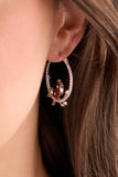Cardinal Reversible Hoop Earrings - Aaria Tees Aaria Tees