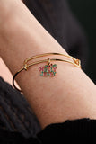 'Holly Jolly' Charm Bangle - Aaria Tees Aaria Tees
