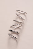 Baguette Stacking Ring Set of 3 - Aaria Tees Aaria Tees