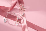 'Hope' Breast Cancer Awareness Pink Ribbon Necklace - Aaria Tees Aaria Tees